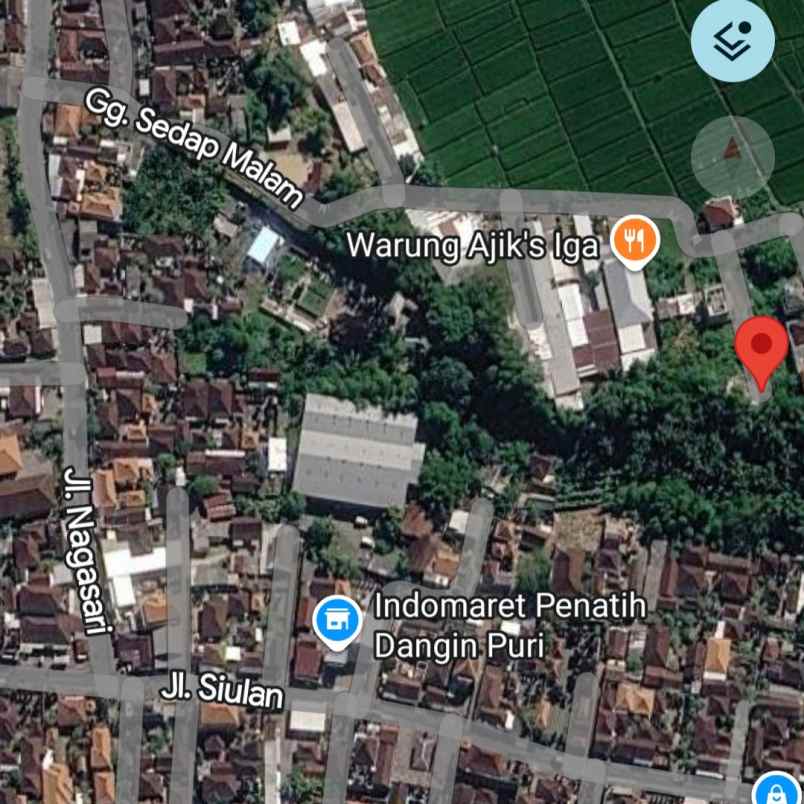 dijual tanah jln siulan