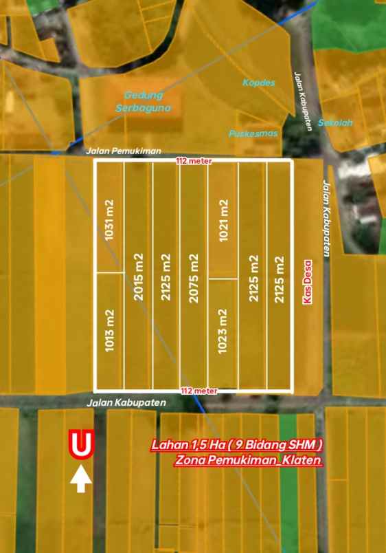 dijual tanah klaten