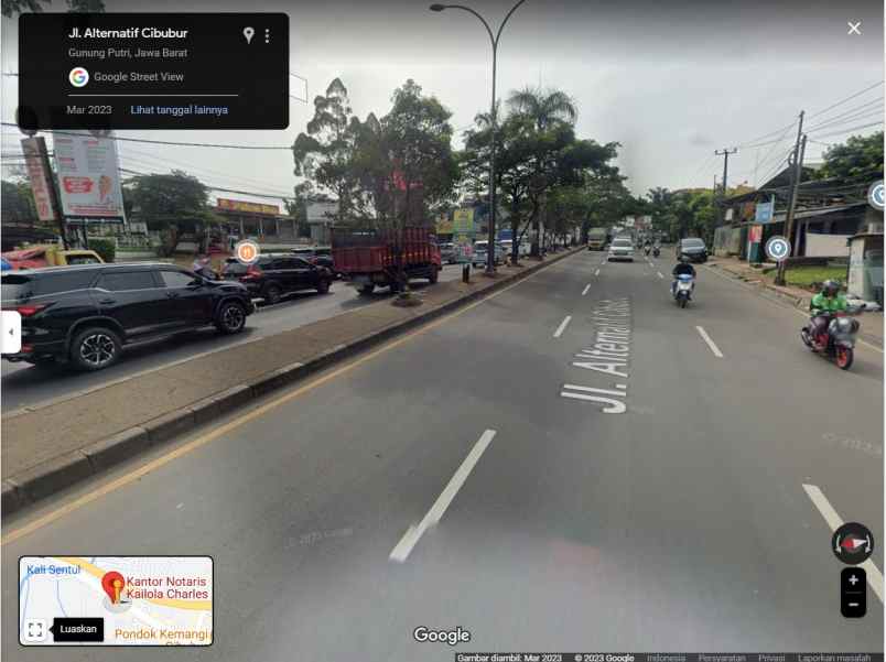 dijual tanah kota wisata cibubur