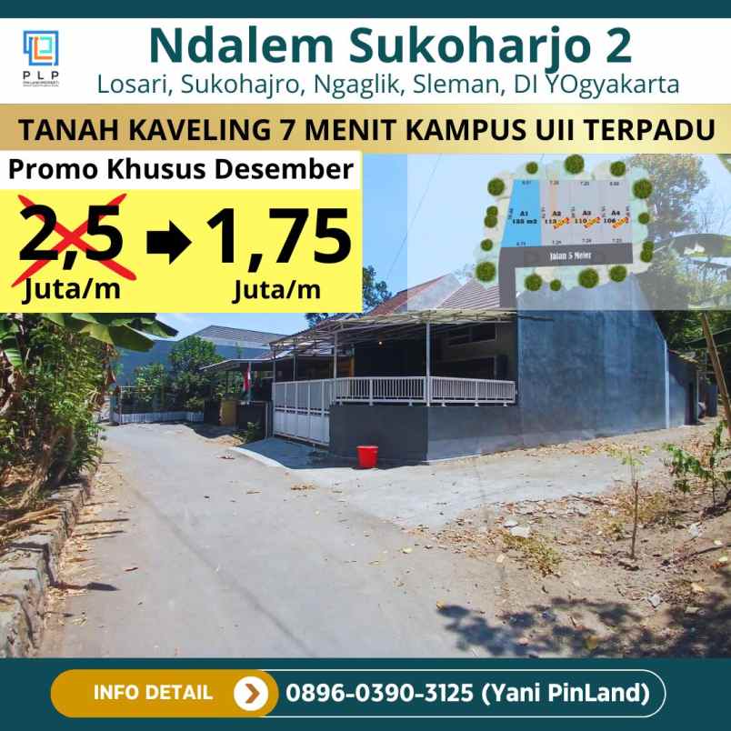 dijual tanah losari sukoharjo ngaglik