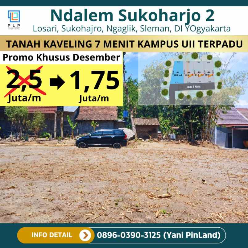dijual tanah losari sukoharjo ngaglik