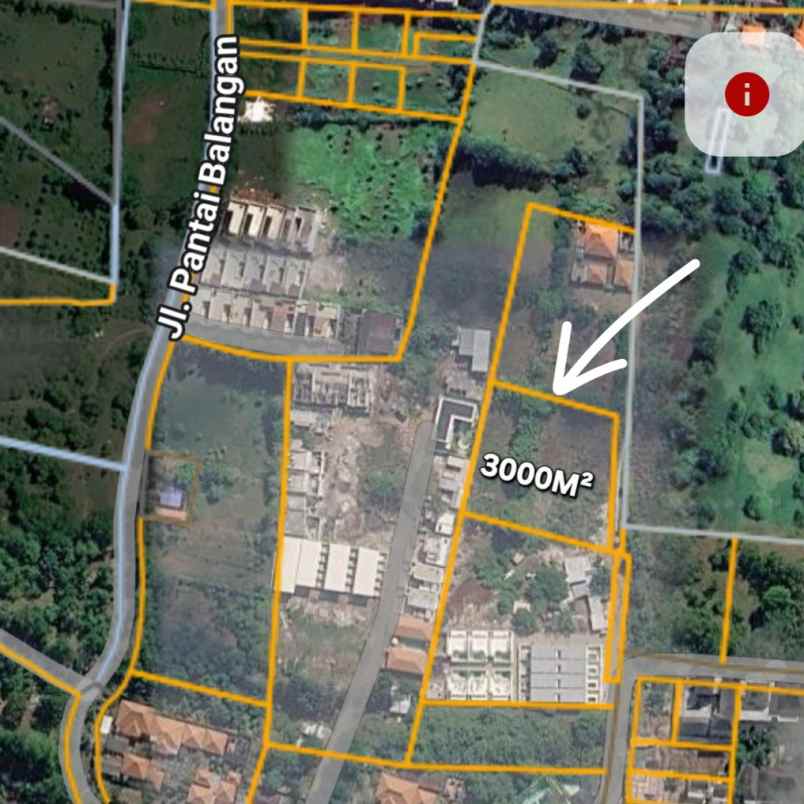 dijual tanah pantai balangan
