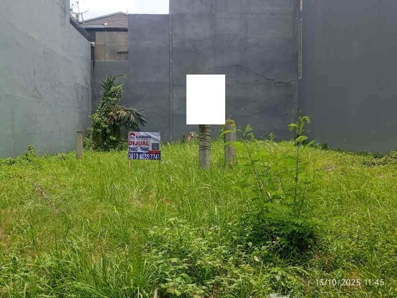 dijual tanah pelangi gading residence