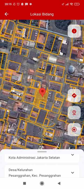 dijual tanah pesanggrahan jakarta selatan