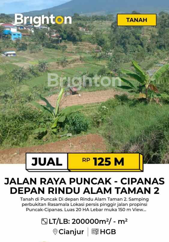 dijual tanah pinggir jalan provinsi