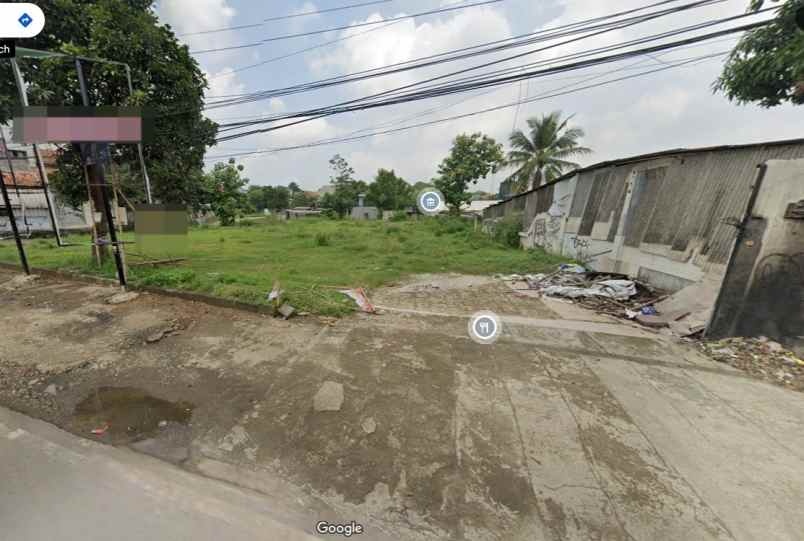 dijual tanah pinggir jalan strategis kawasan depok