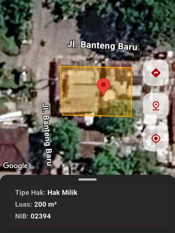dijual tanah renon