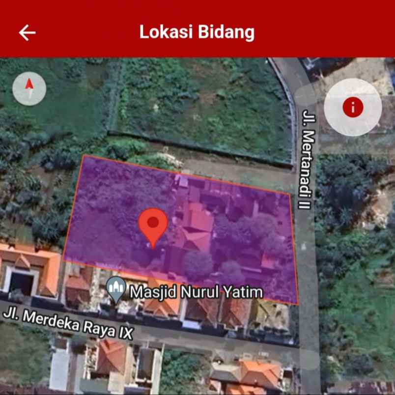 dijual tanah sunsetroad