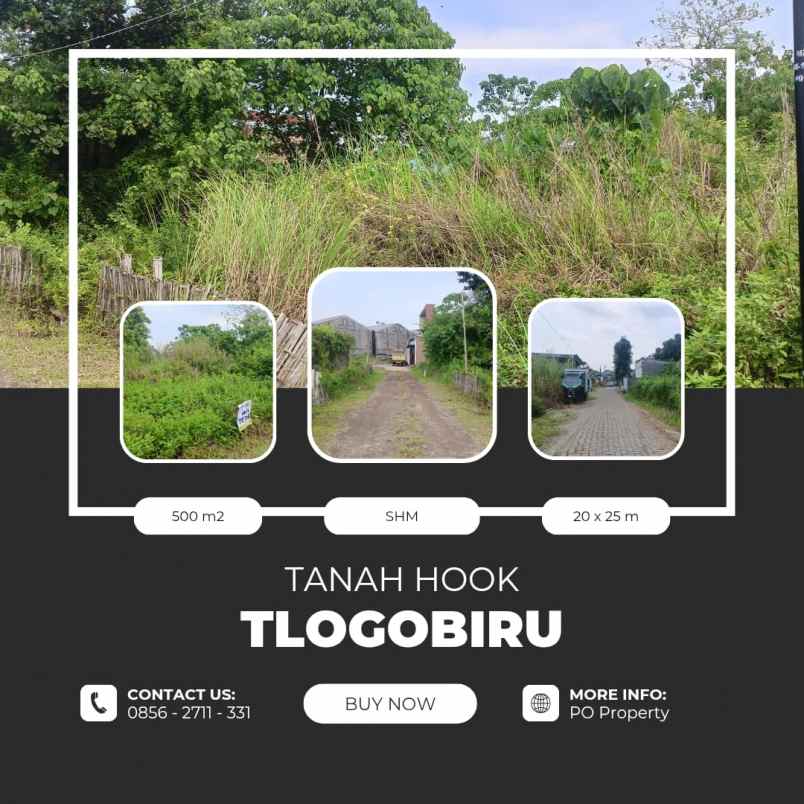 dijual tanah tlogobiru