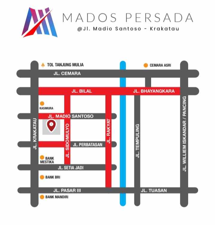 dijual villa jalan madio santoso