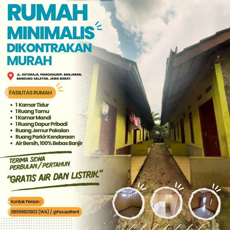 disewakan rumah jl astaraja banjaran