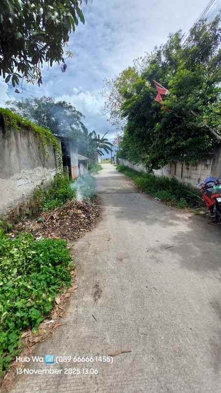 disewakan tanah jalan salembaran kosambi