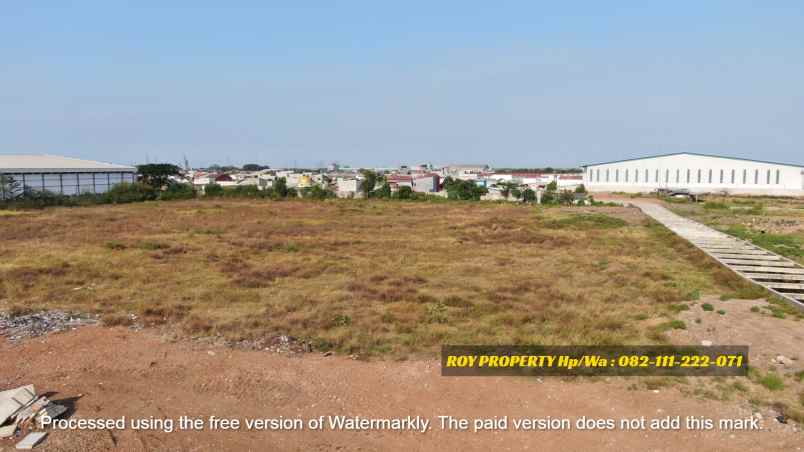 disewakan tanah jl marunda makmur