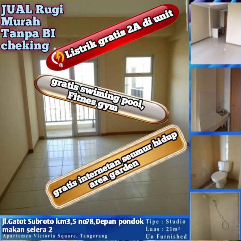 jual apartemen rugi murah