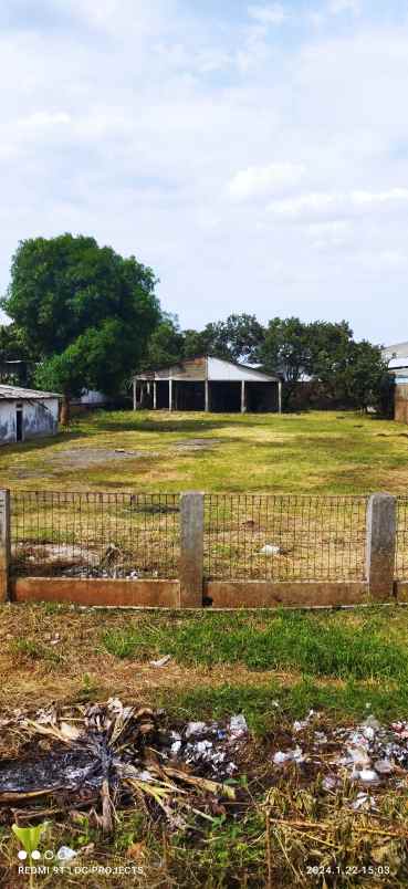 jual tanah zona industri jl raya kalimalang bekasi