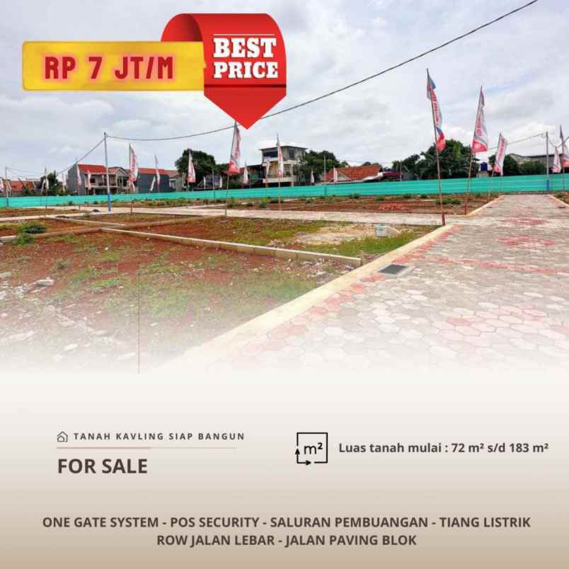 kavling murah cilangkap jakarta timur dekat jalan raya