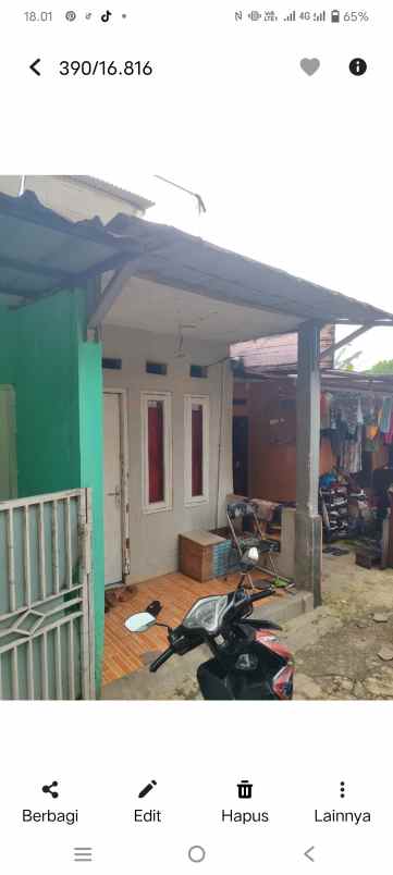 kontrakan 2 lantai murah