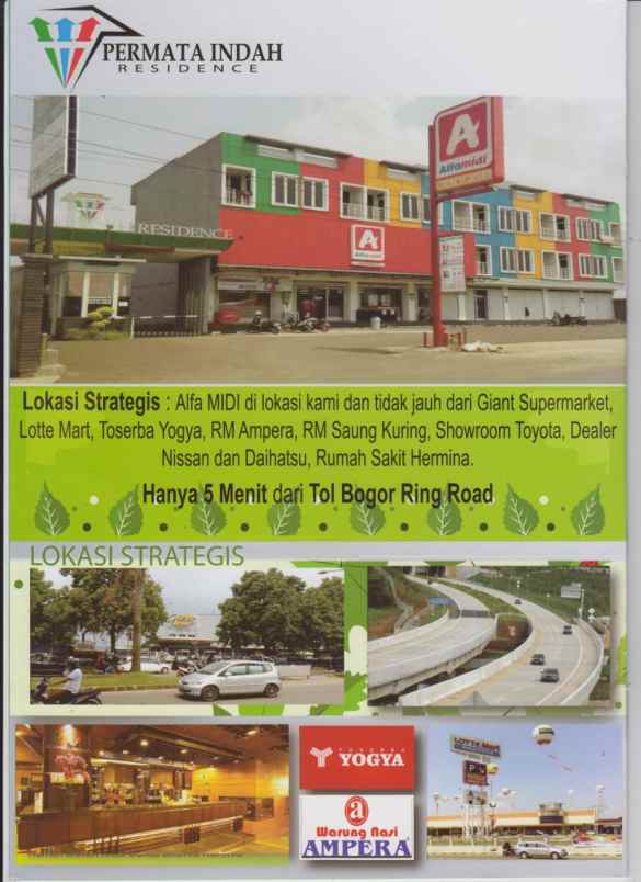 ruko gudang kantor semplak 108 bogor