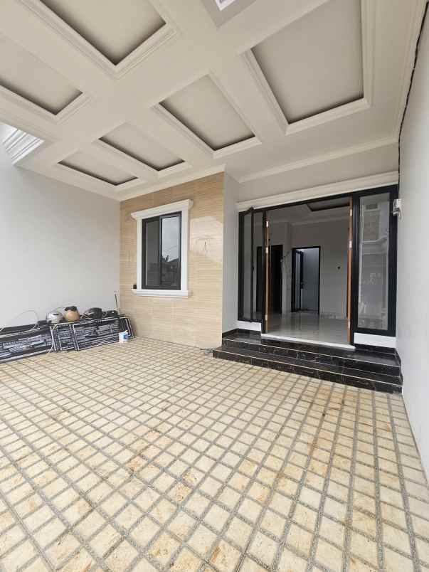 rumah 2 lantai desain etnic bali modern di tapos depok