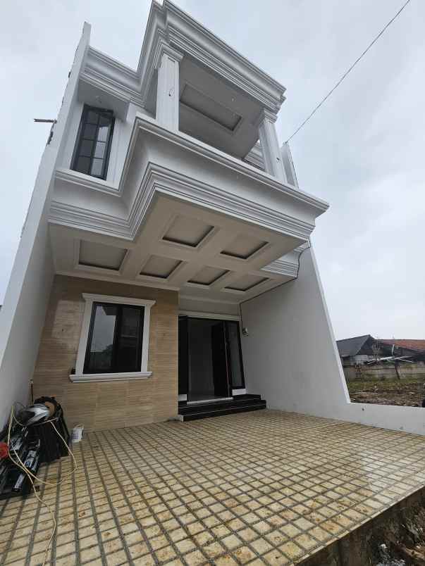 rumah 2 lantai desain etnic bali modern di tapos depok