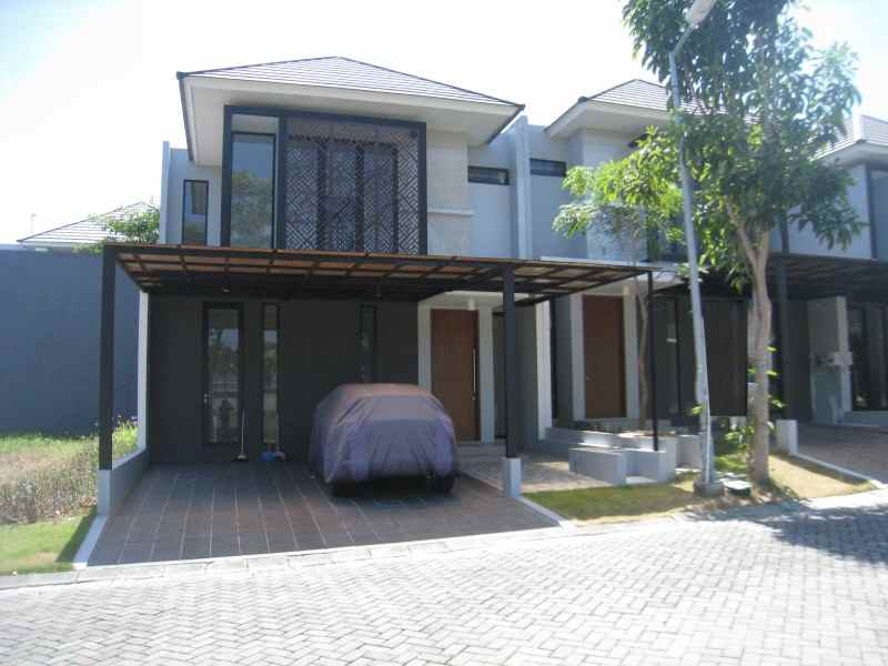 rumah baru modern minimalis di citraland surabaya