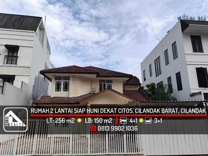 rumah cantik 2 lantai dekat citos cilandak tengah