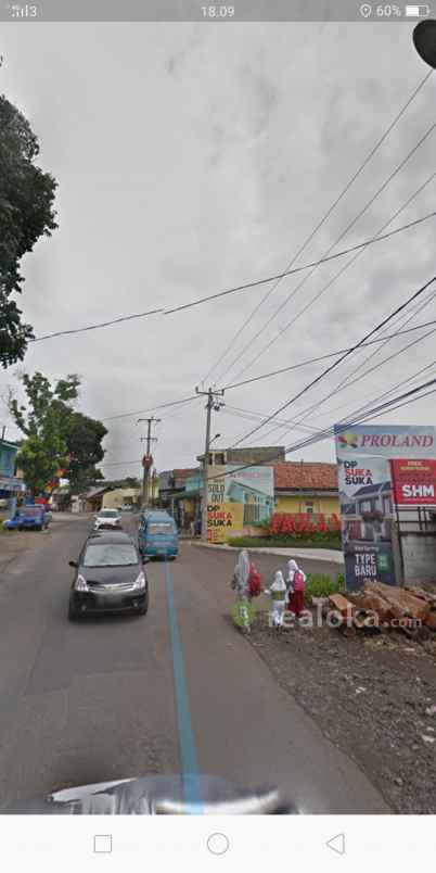 rumah cibinong jalan raya