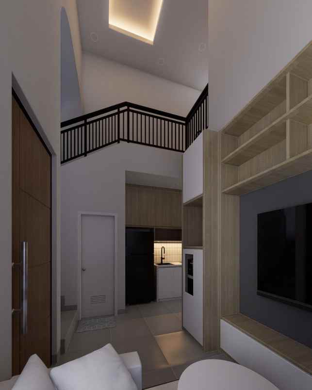 rumah design mezzanine tanpa dp