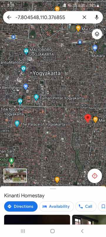 rumah di pinggir jalan raya surokarsan tamansiswa