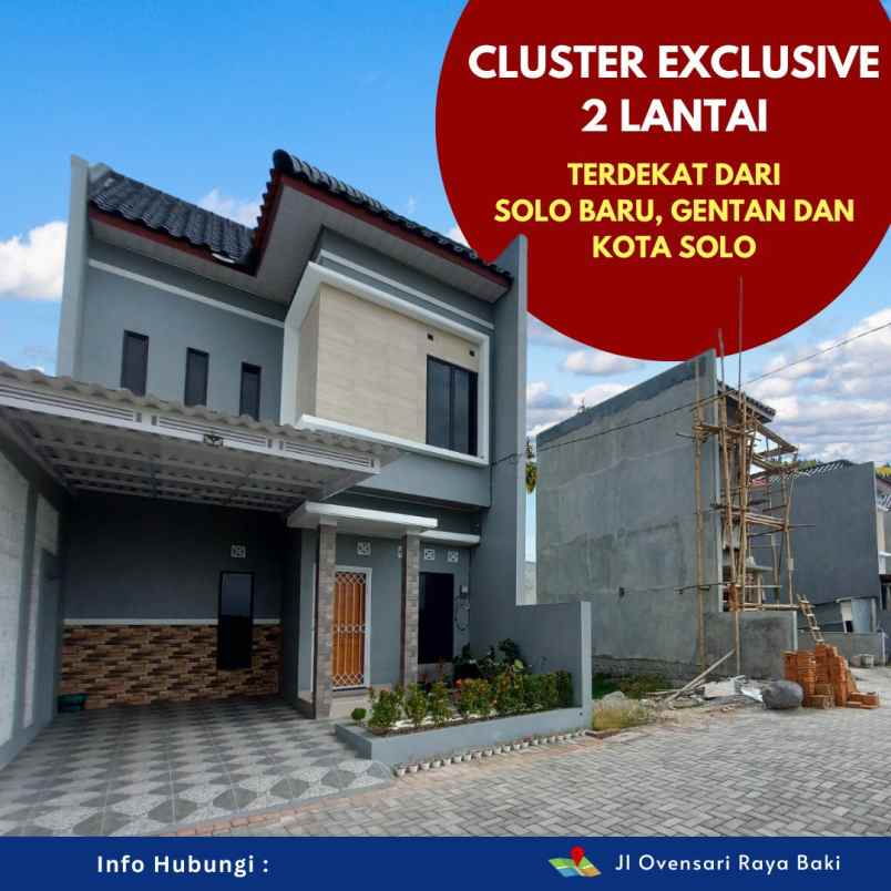 rumah dua lantai solobaru