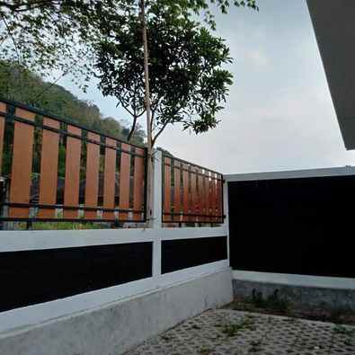 rumah etnik klasik tanah luas view candi prambanan