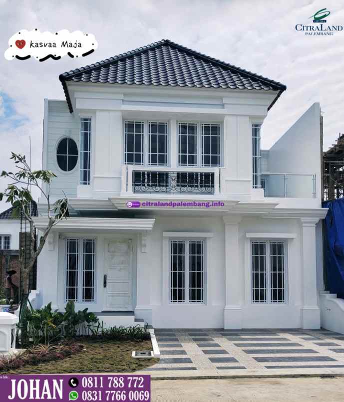 Rumah Mewah 2 Lantai Citraland Palembang Dengan 5 Kamar Tidur