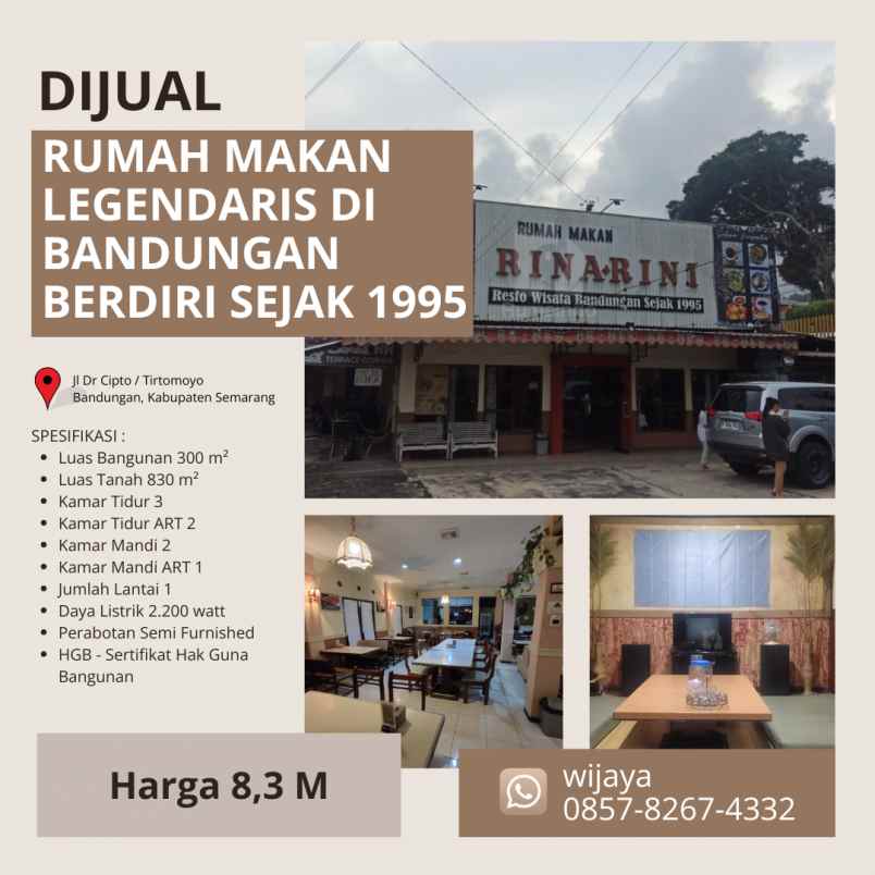 rumah makan legendaris di bandungan berdiri sejak 1995