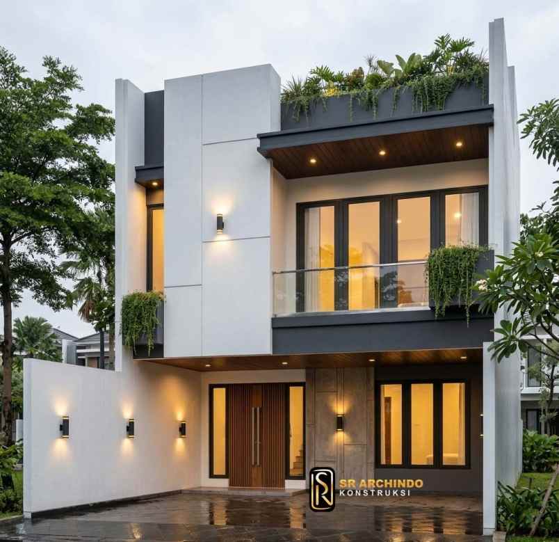 rumah mewah 2 5 lantai nempel villa cinere mas