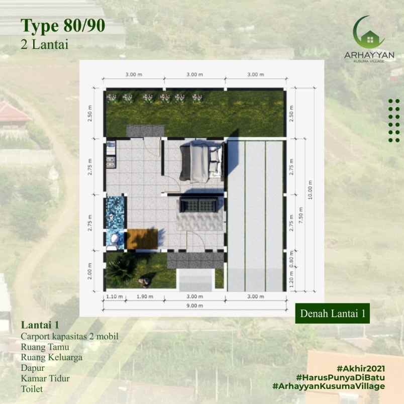 rumah ngaglik kec batu batu kota