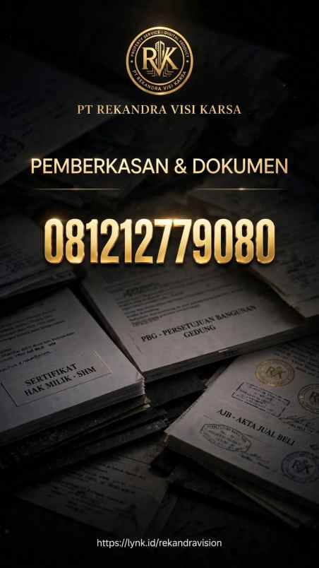 rumah siap huni lt 60m lb 45m pondok rajeg cibinong