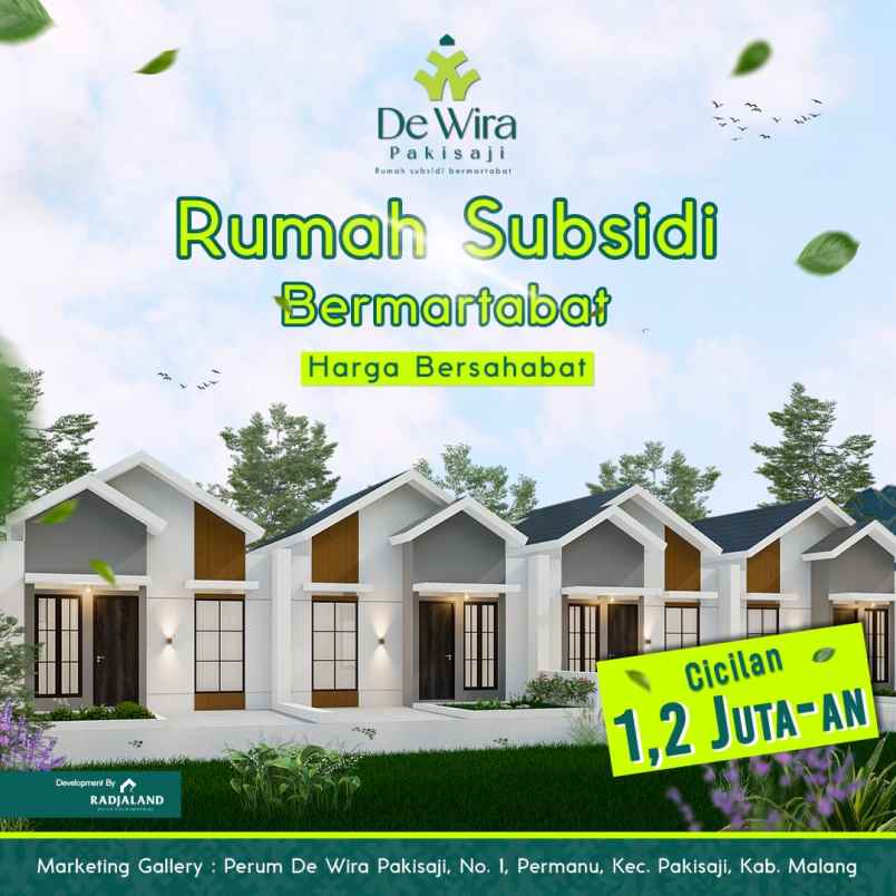 rumah subsidi murah dekat pasar pakisaji malang