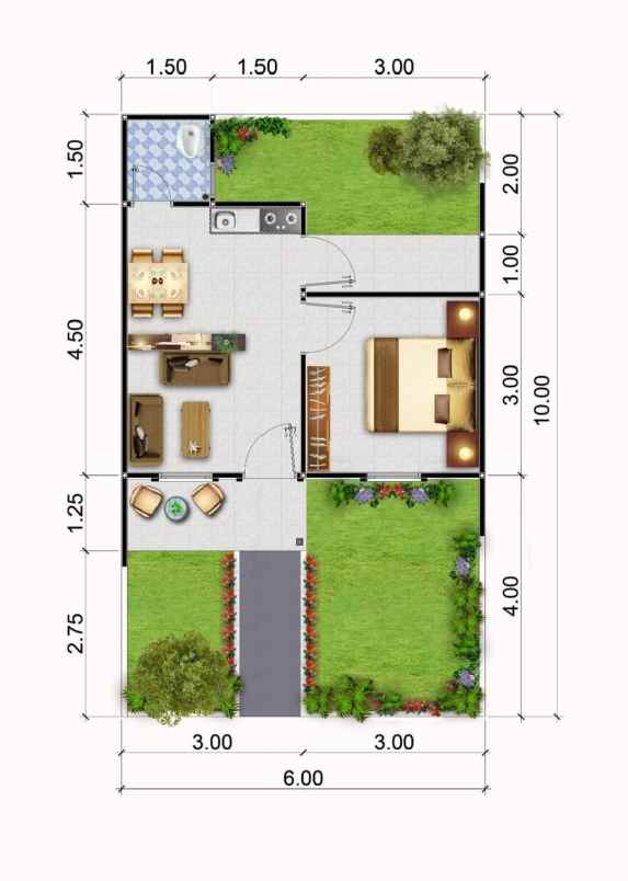rumah subsidi rasa komersil