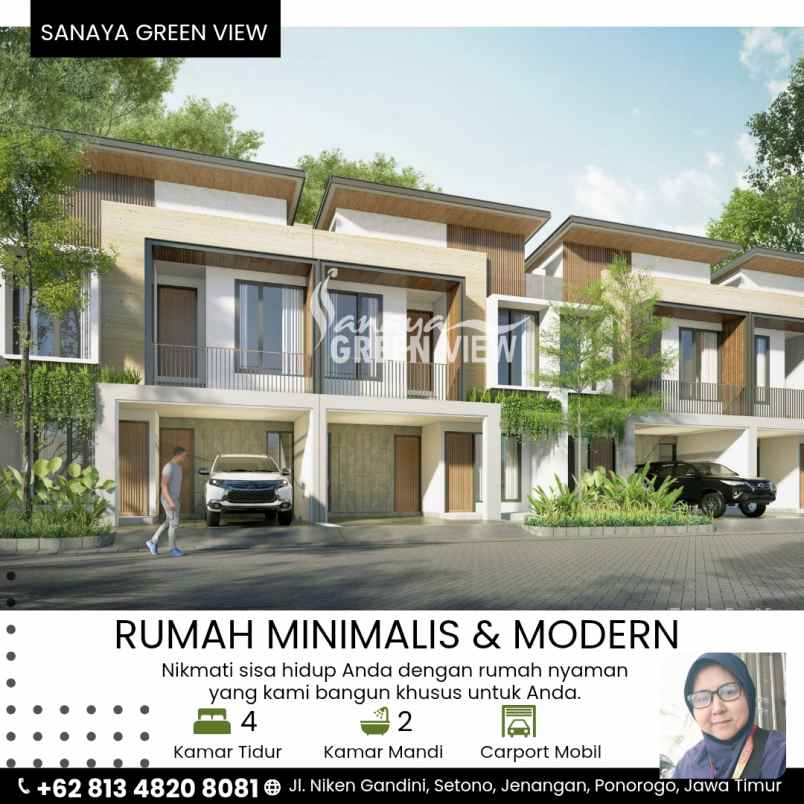 rumah syariah minimalis di kota ponorogo