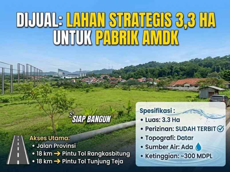 tanah 3 3 hektar izin amdk sudah terbit