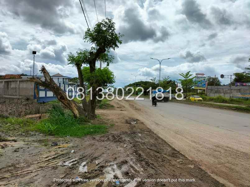 tanah di pinggir jalan lingkar selatan cilegon