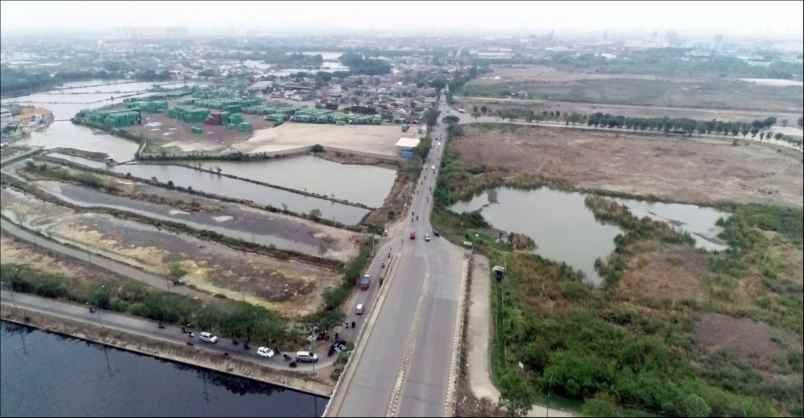 tanah jl akses marunda