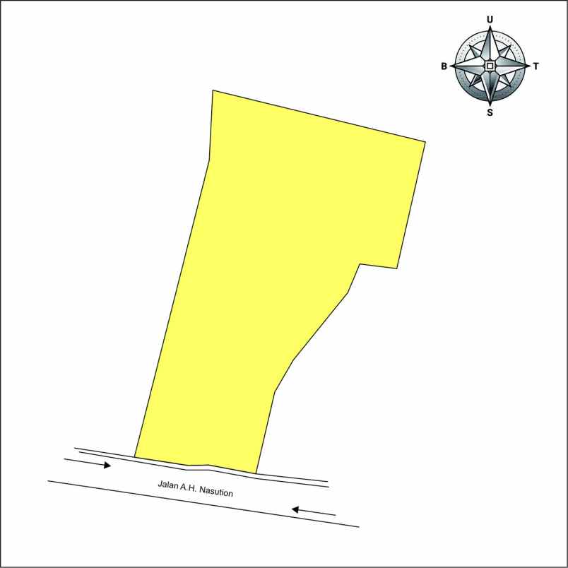 tanah komersial main road a h nasution kota bandung