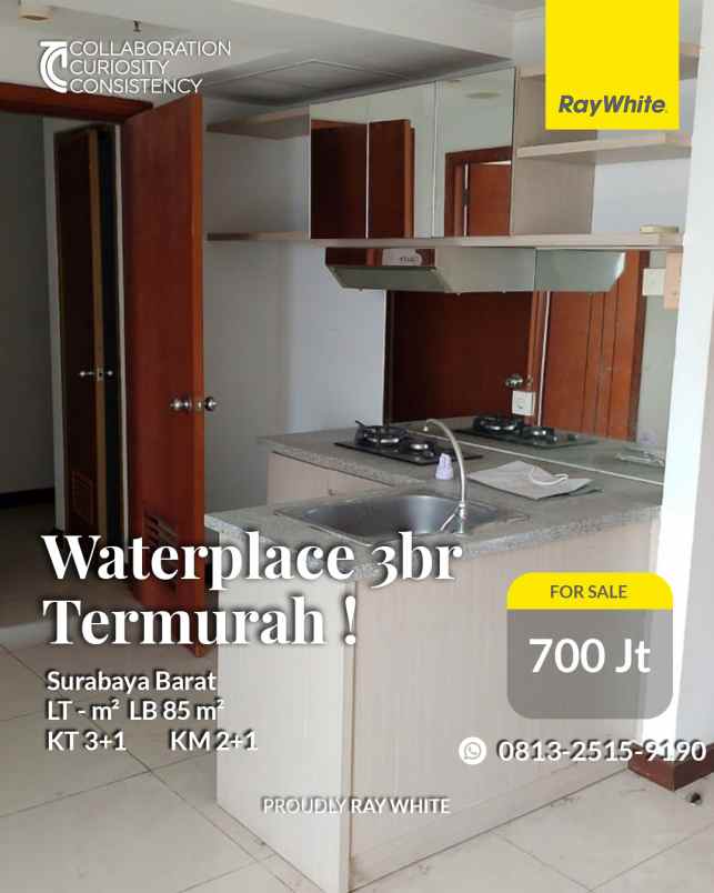 waterplace 3br termurah dan masih bisa nego