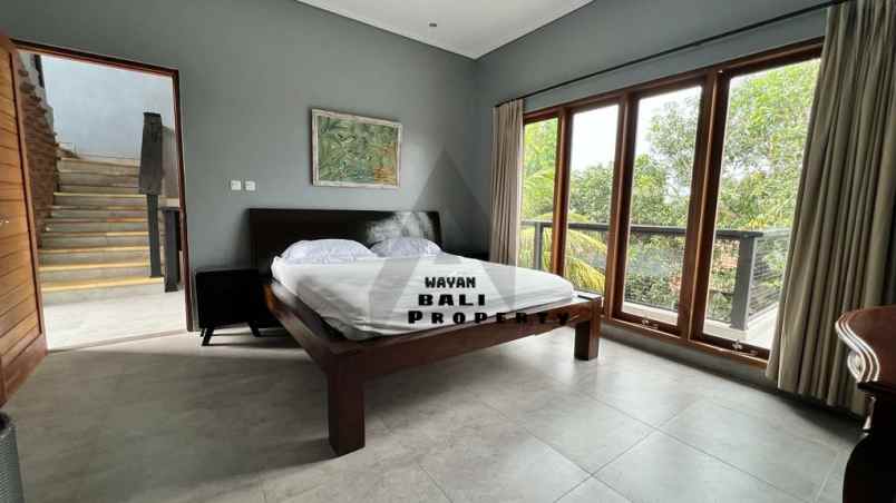 brand new villa view sawah jalan pantai nyanyi