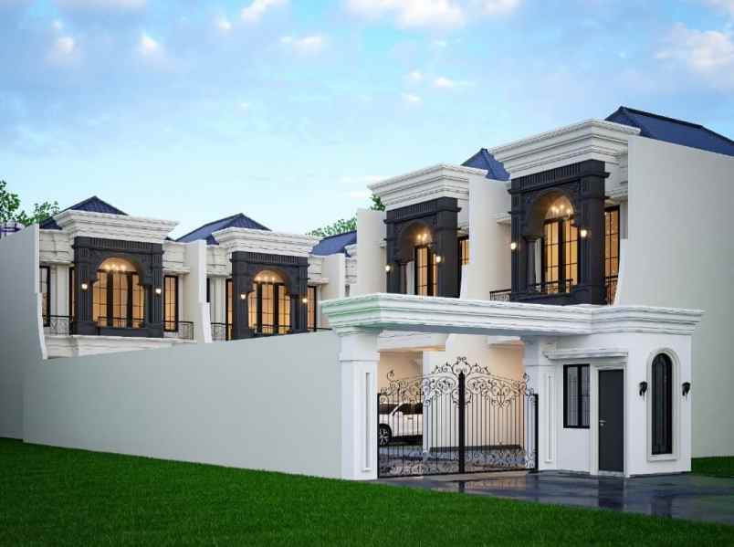 cluster mewah 2 lantai strategis di kalimulya depok