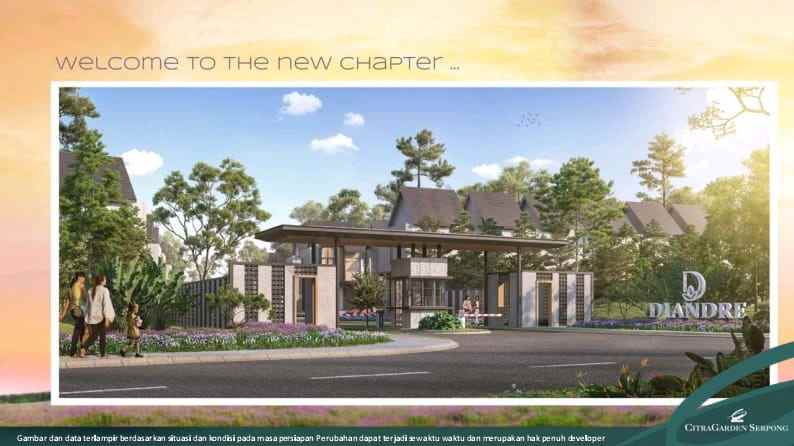 cooming soon cluster diandre citra garden serpong