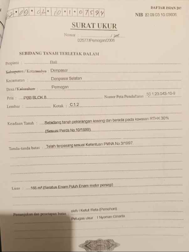 dijual 1 66 are free toko jl raya pemogan kepaon dnpsr