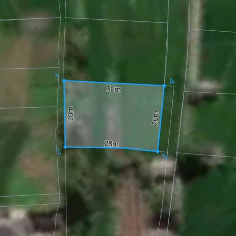 dijual 5 8 are jl pantai nyanyi beraban kediri tabanan