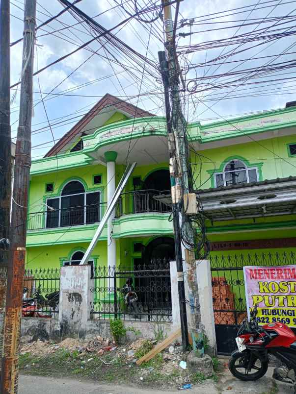 dijual kos kosan jln lilly sukajadi kota pekanbaru